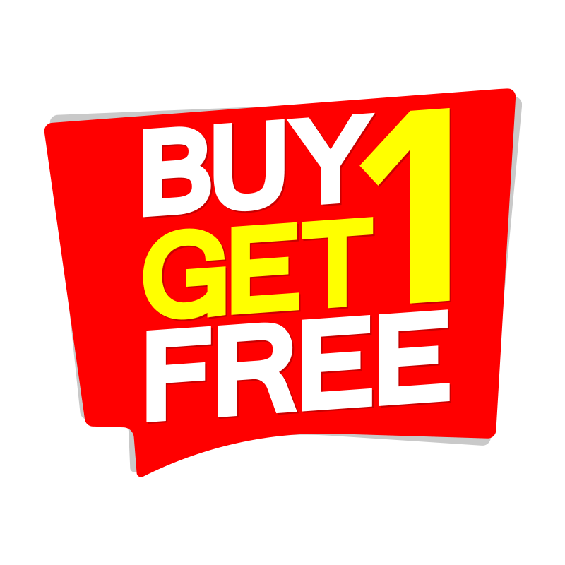 Buy 1 Get 1 Free