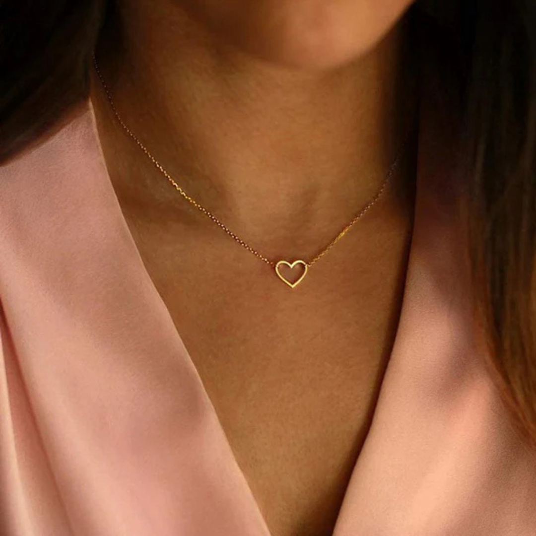 Dainty Hearts Gold Necklace (Minimal Elegance | Anti-Tarnish)-OSL-28