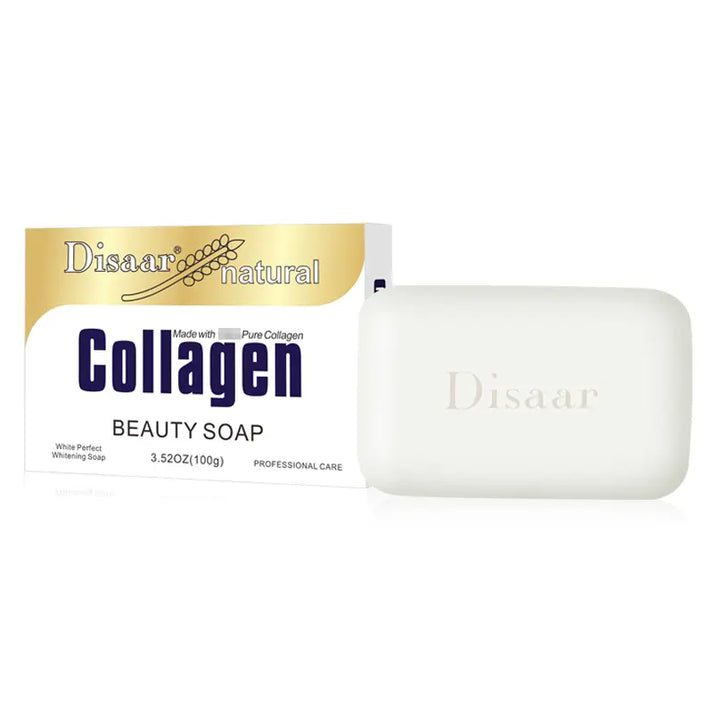 Natural Collagen Beauty Soap Clear Face Smooth Skin Reduces Open Pores Nourishment