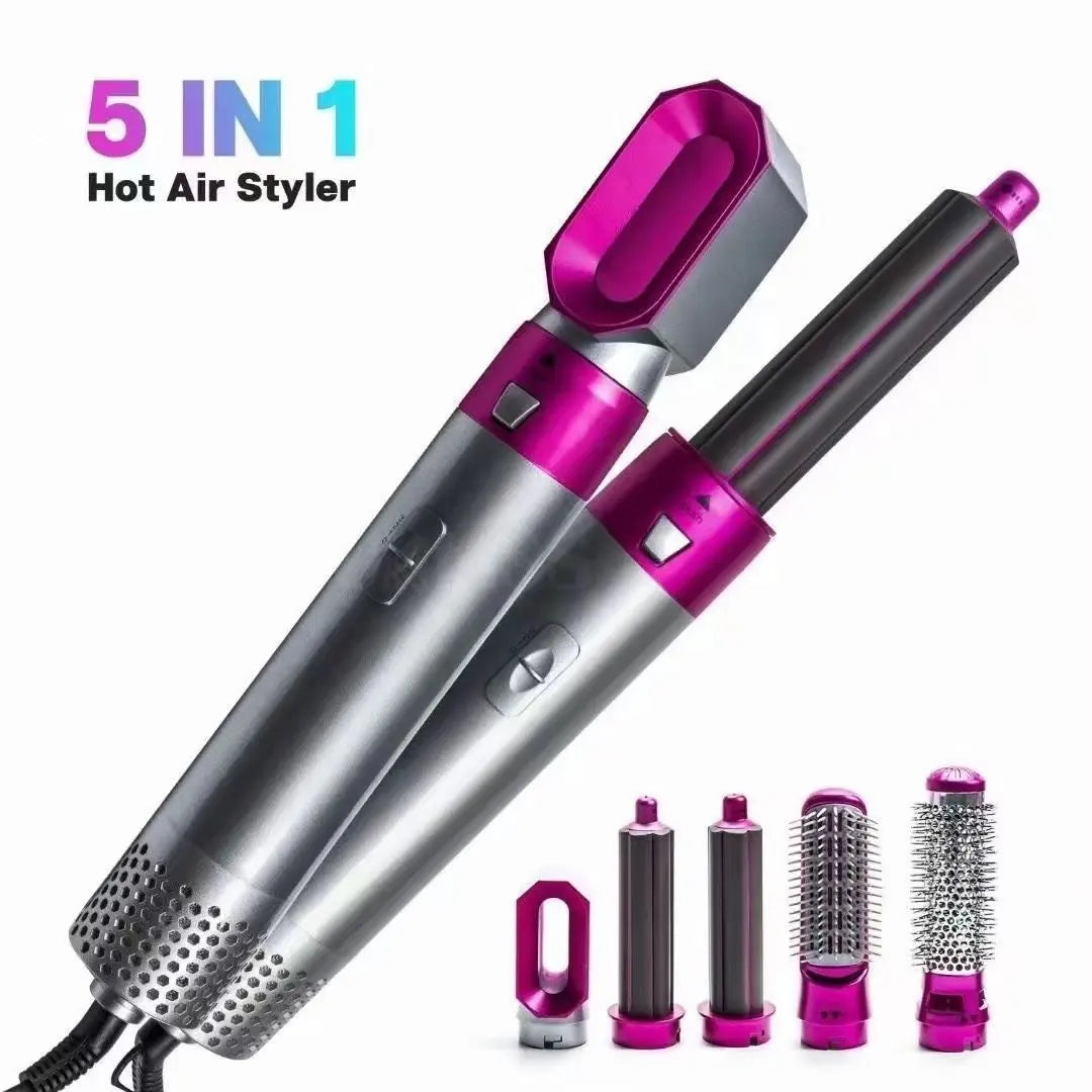 5-in-1 Hot Hair Styler – All-in-One Styling Solution