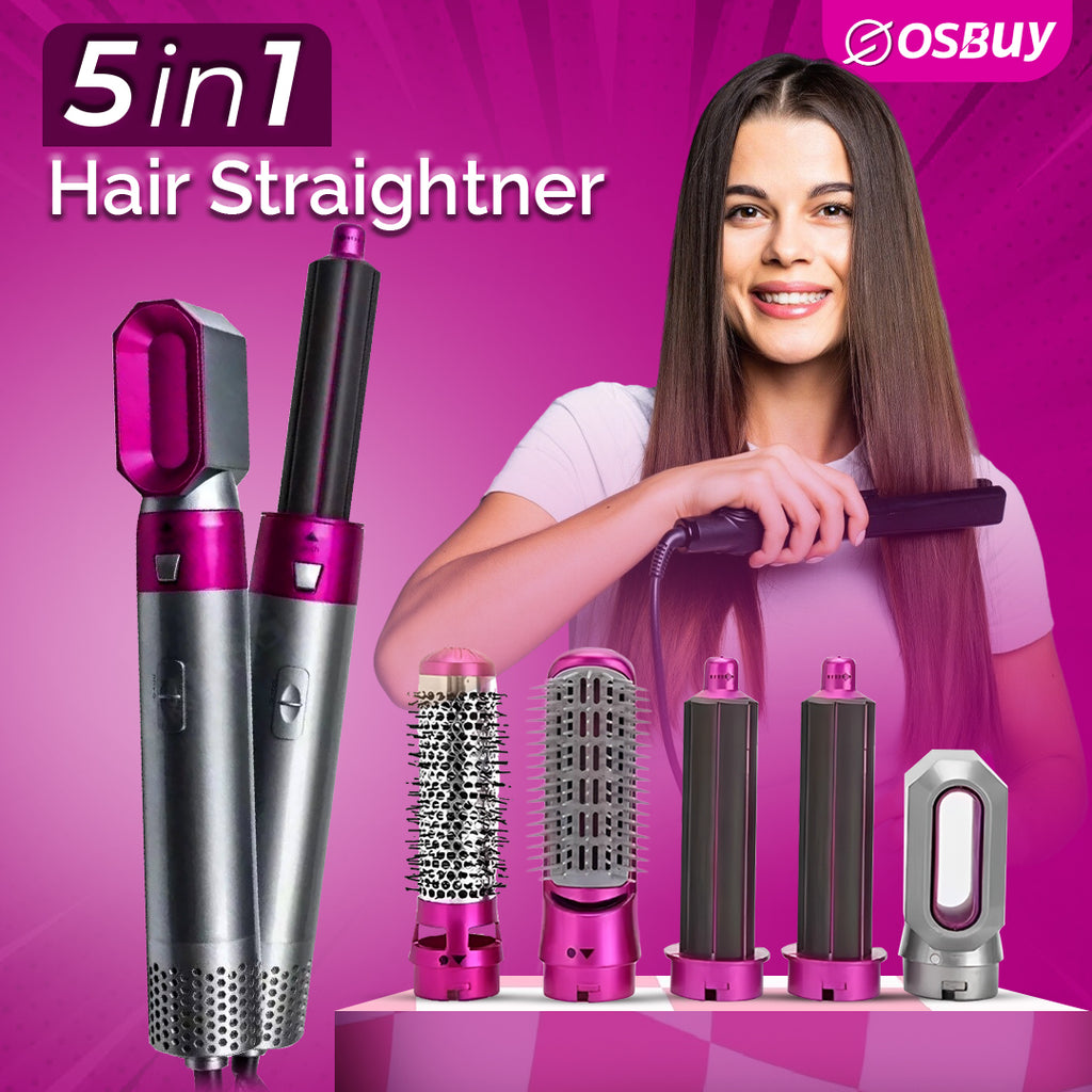 5-in-1 Hot Hair Styler – All-in-One Styling Solution