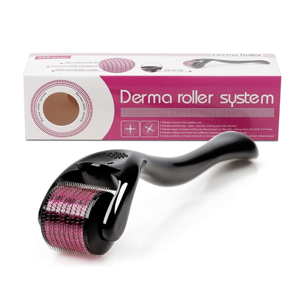 Derma Roller For Hair And Beard Regrowth 540 Micro 0.5MM