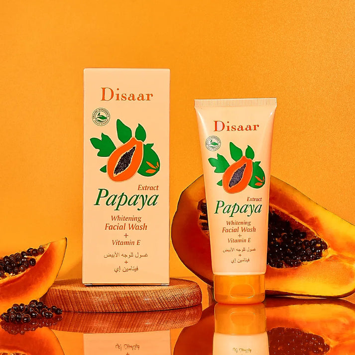 Disaar Papaya whitening facial wash with vitamin e Face Wash