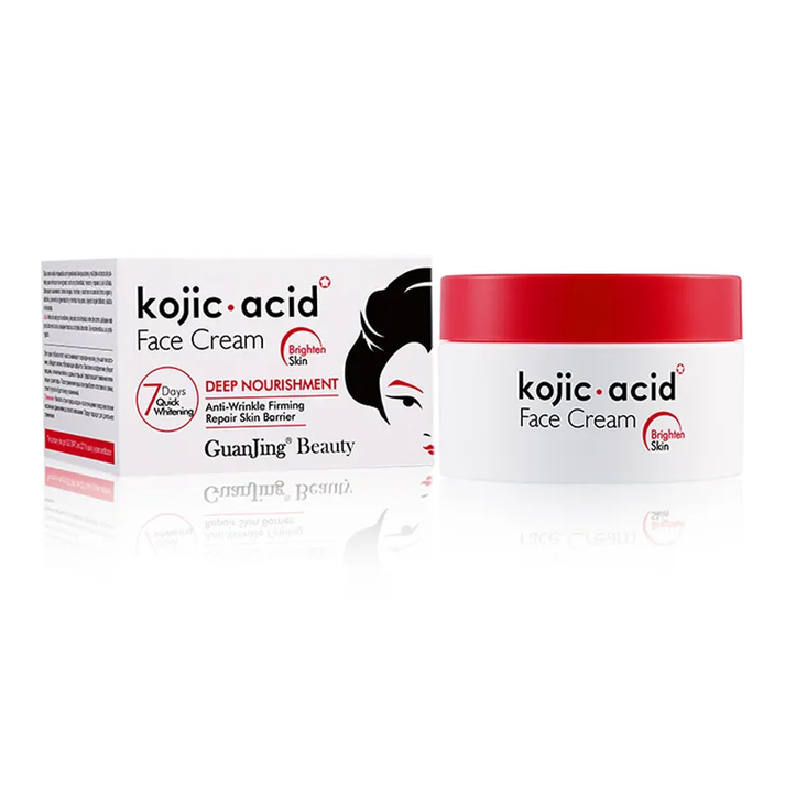 Guanjing Kojic-acid Face Cream 50gm | Brighten Skin Deep Nourishment & Anti-Wrinkle