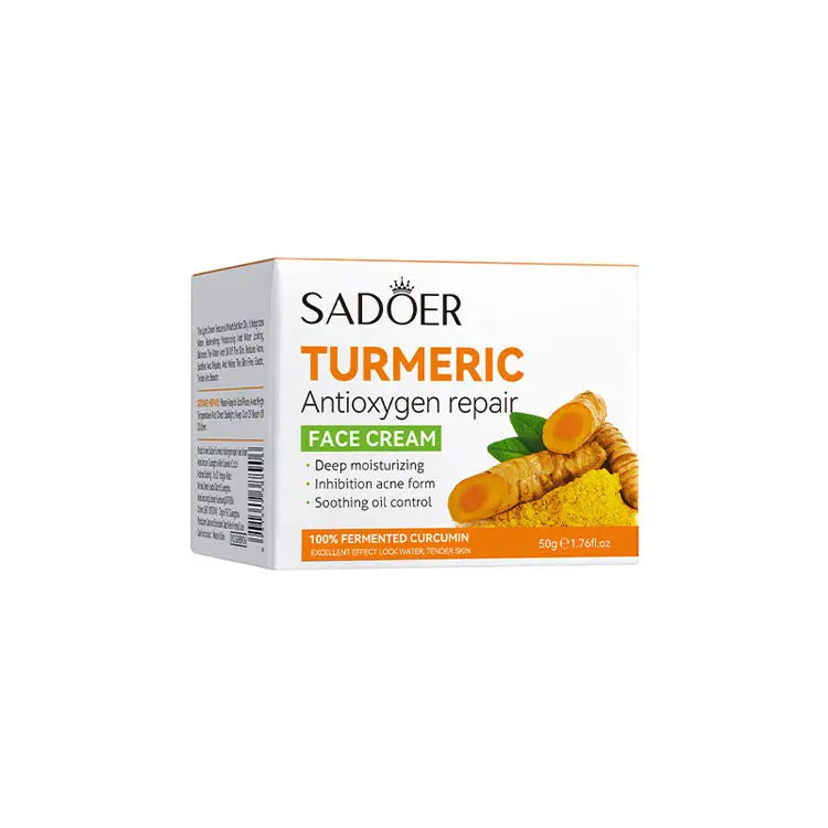 SADOER 4-in-1 Turmeric Antioxidant Hydrating Facial Treatment Set