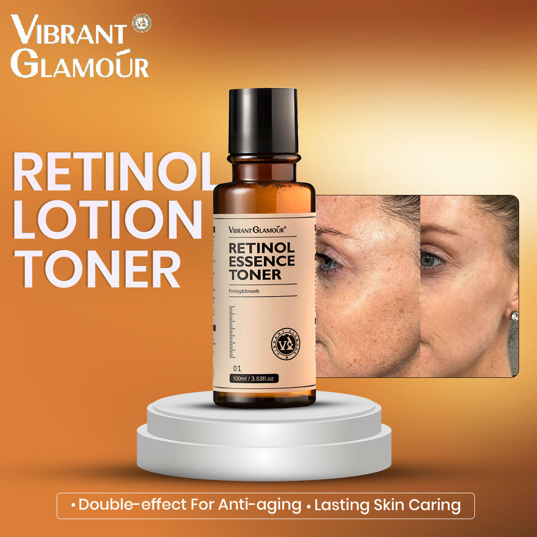 VIBRANT GLAMOÚR Retinol Essence Toner Water Tightening - Revitalize with Natural Ingredients - Cruelty-Free Beauty - 100ML