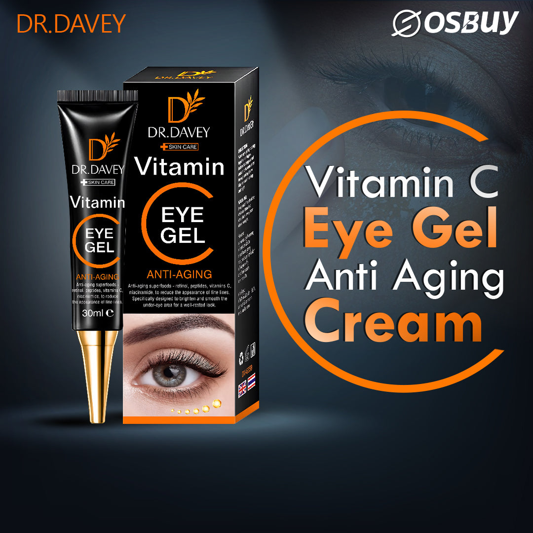 ROUSHUN Vitamin C+E Eye Gel – Anti-Aging & Brightening Formula