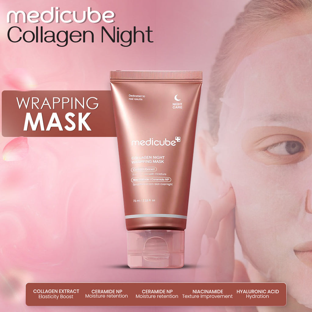 MEDICUBE COLLAGEN NIGHT WRAPPING MASK 75ml