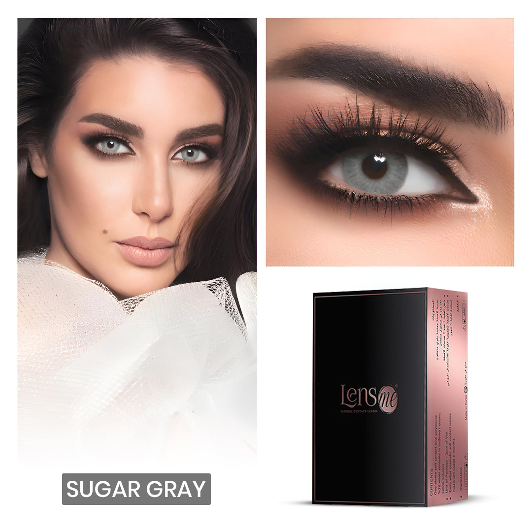 Lensme Monthly Color Contact Lenses - Sugar Gray