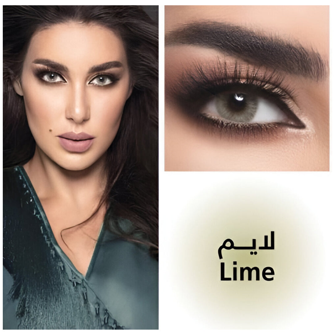 Lensme Monthly Color Contact Lenses - Lime