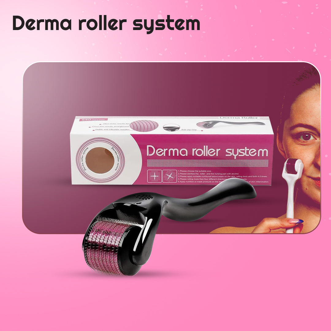 Derma Roller For Hair And Beard Regrowth 540 Micro 0.5MM