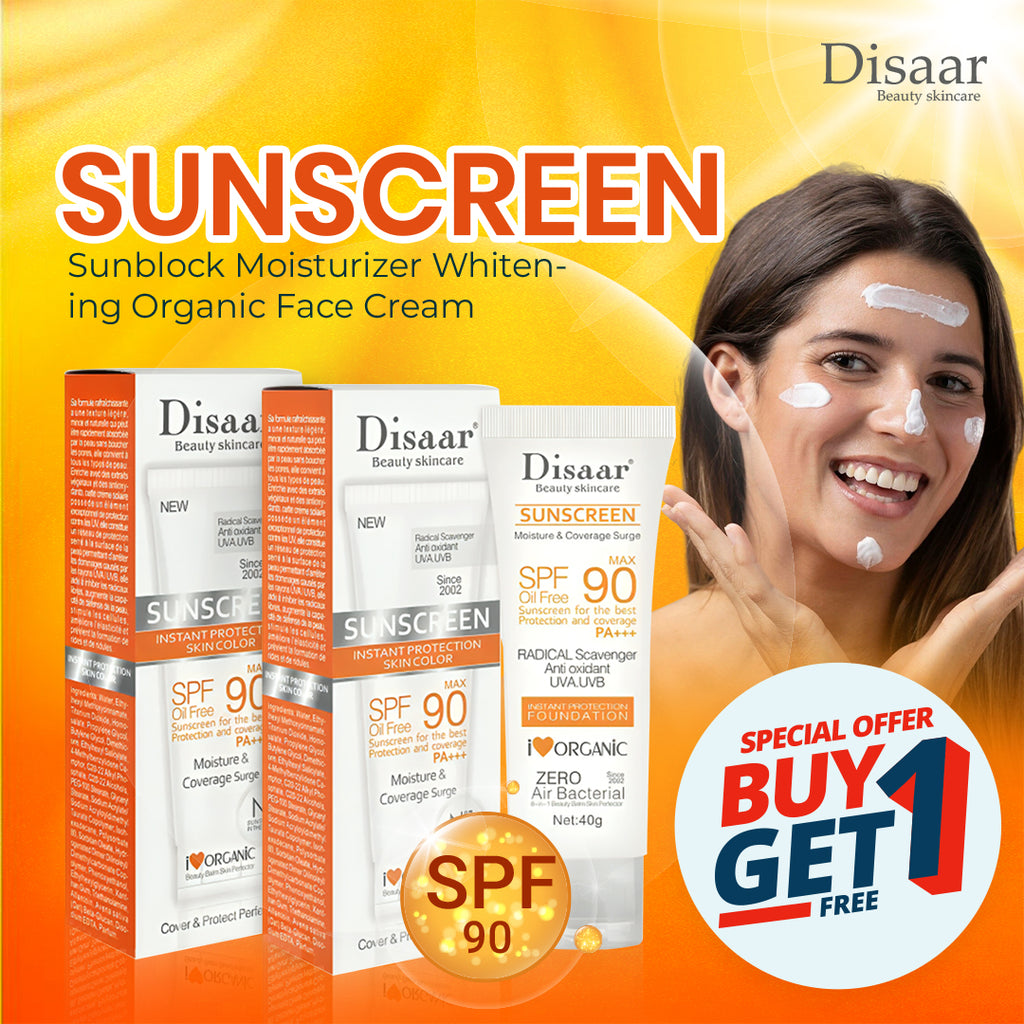 Disaar SPF 90 Face Sunscreen – Double Pack (2 x 40g)