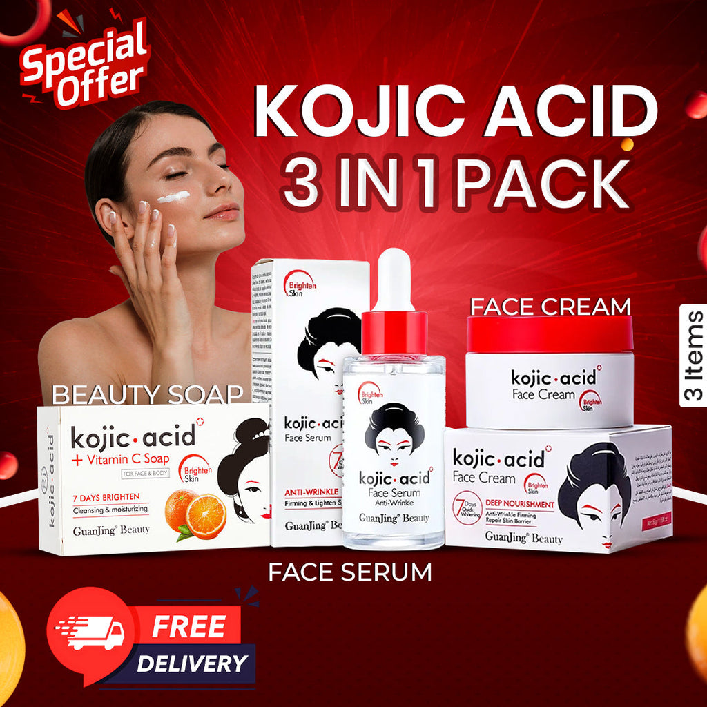 Kojic Acid Gaunjing 3-in-1 Combo Set