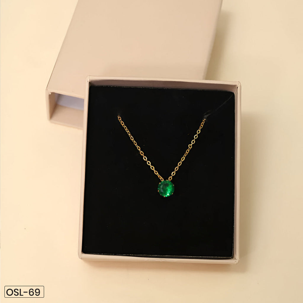 Elegant Minimal Green Pendant-OSL69
