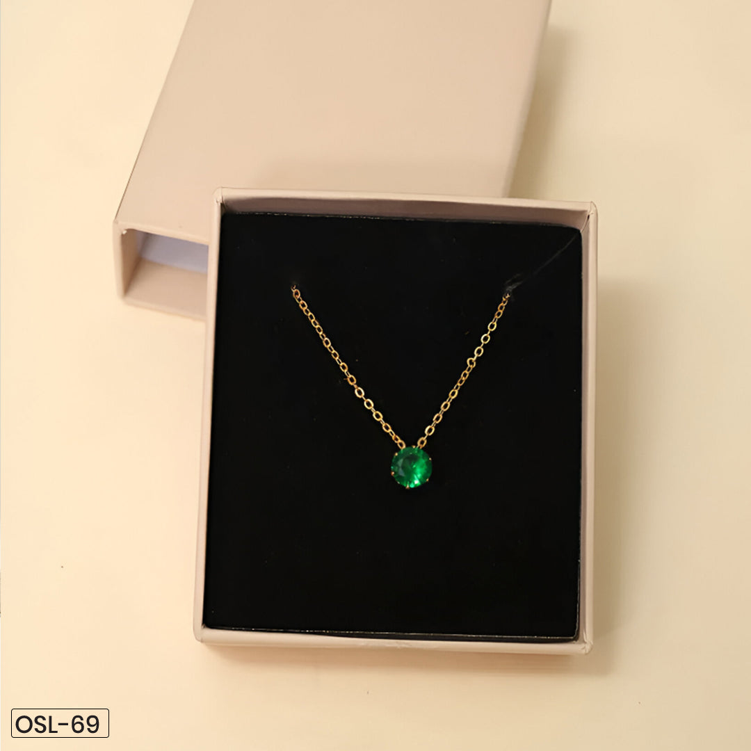 Elegant Minimal Green Pendant-OSL69