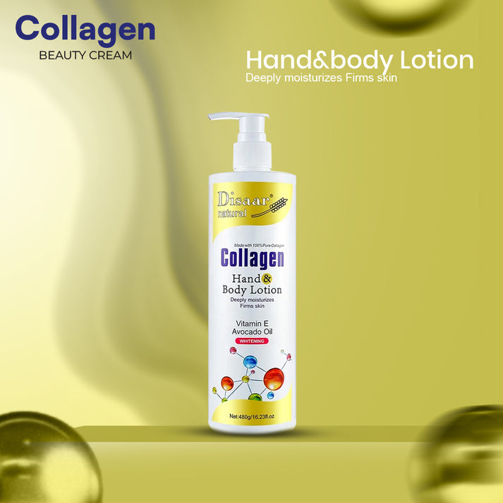 Collagen Hand Body Lotion Vitamin E Avocado Oil Deeply Moisturizes Firms Smooth Skin