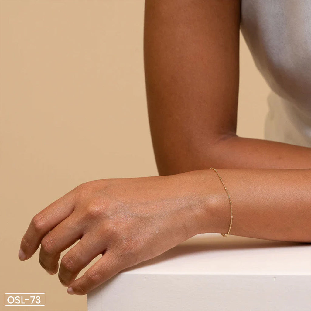 Gold Toned Bracelet-OSL73