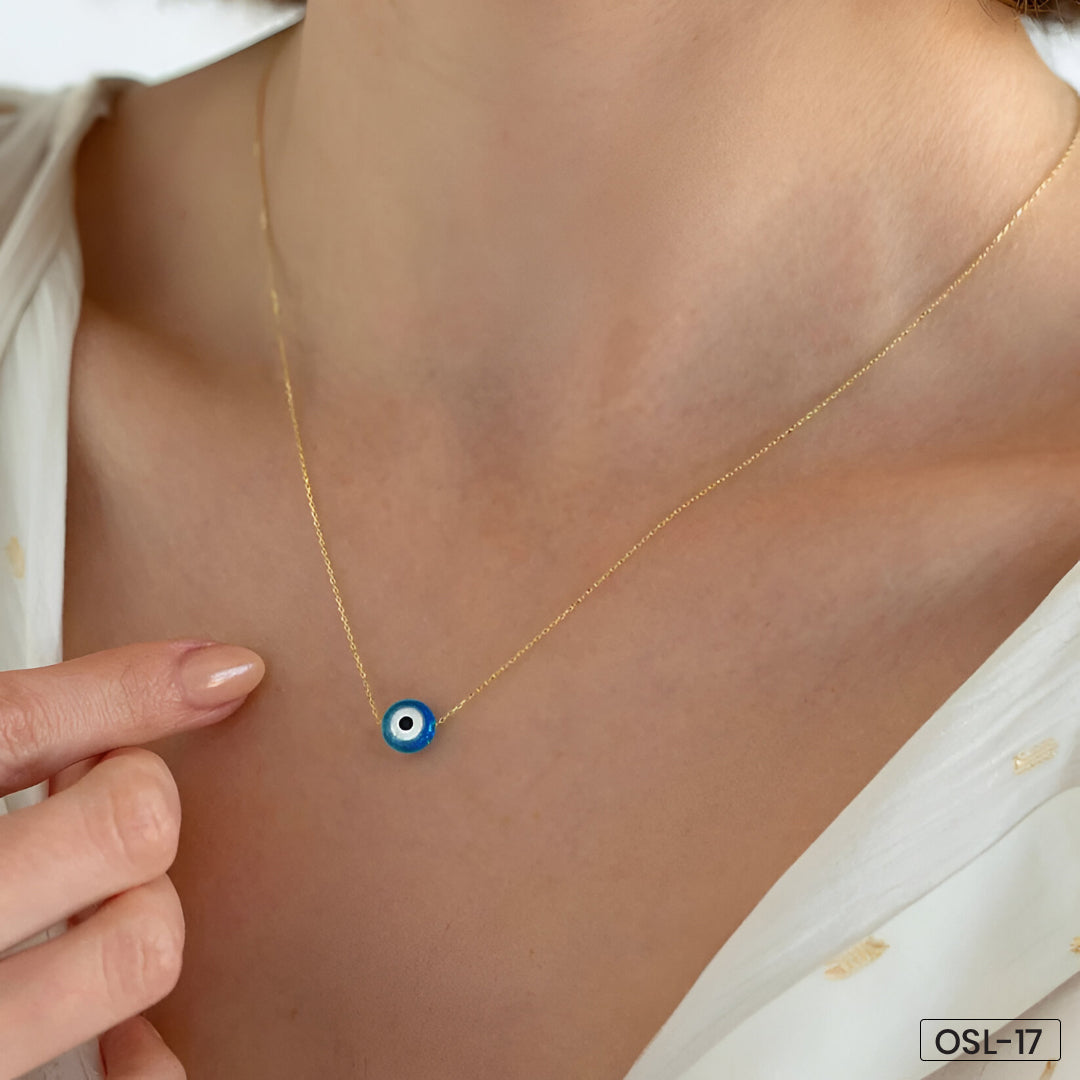 Golden Evil Eye Pendant-OSL17