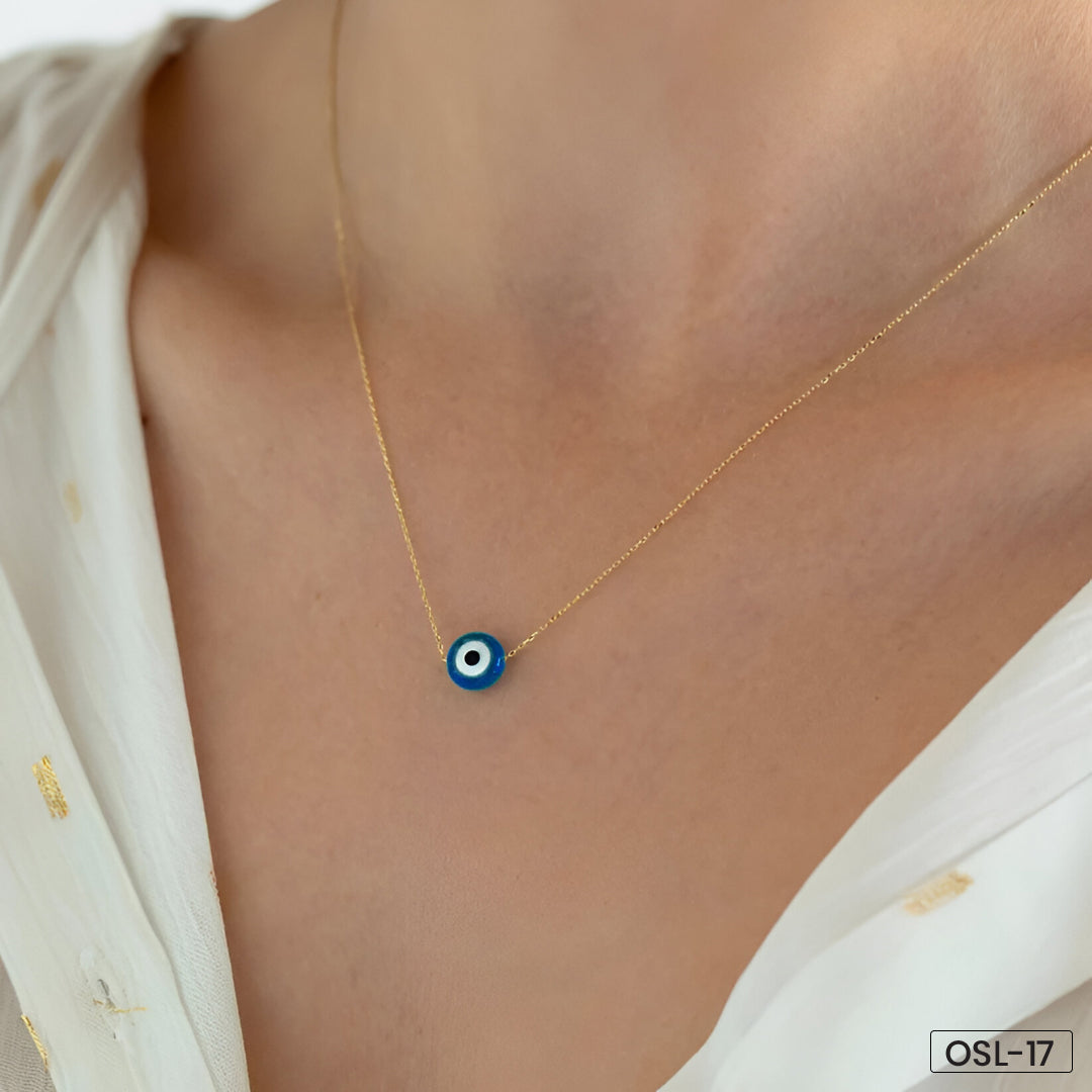 Golden Evil Eye Pendant-OSL17