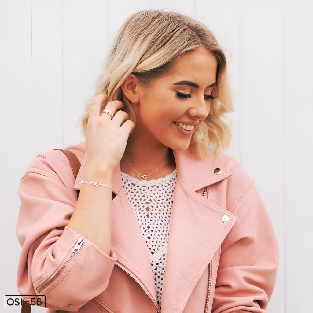 Infinity Silver Necklace-OSL56