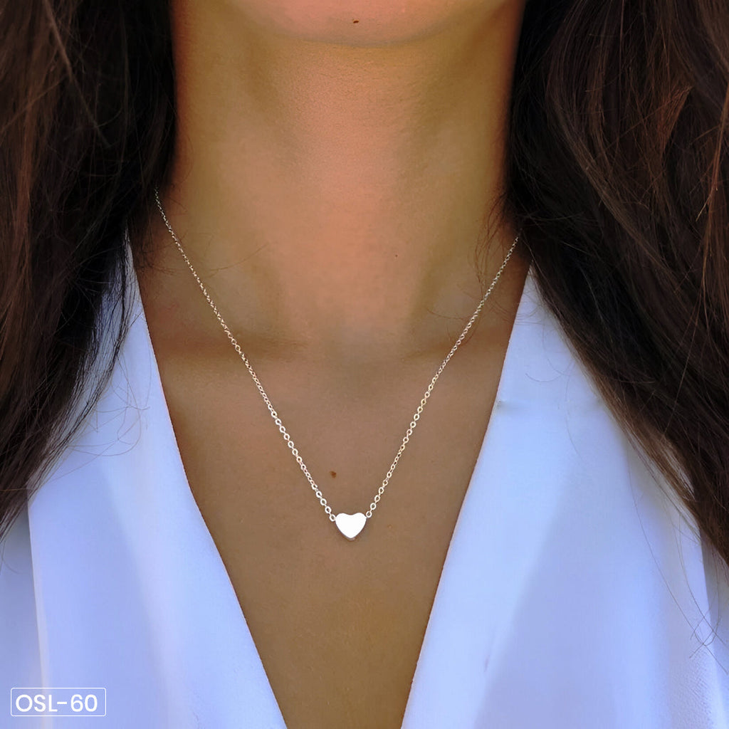 Silver Love Pendant-OSL60
