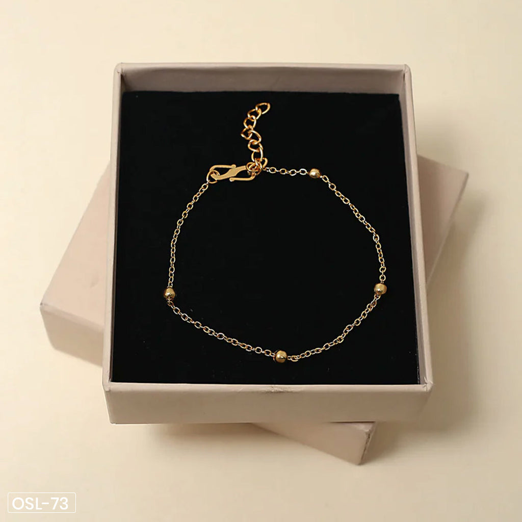 Gold Toned Bracelet-OSL73