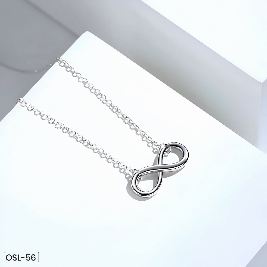 Infinity Silver Necklace-OSL56