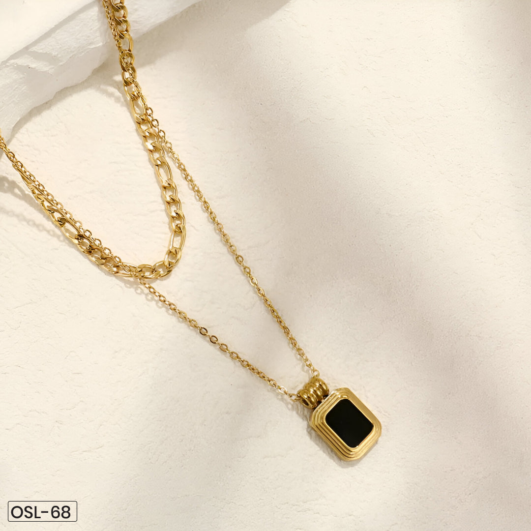 Radiant Essence Pendant Necklace (Gold Plated | Anti-Tarnish)OSL-68