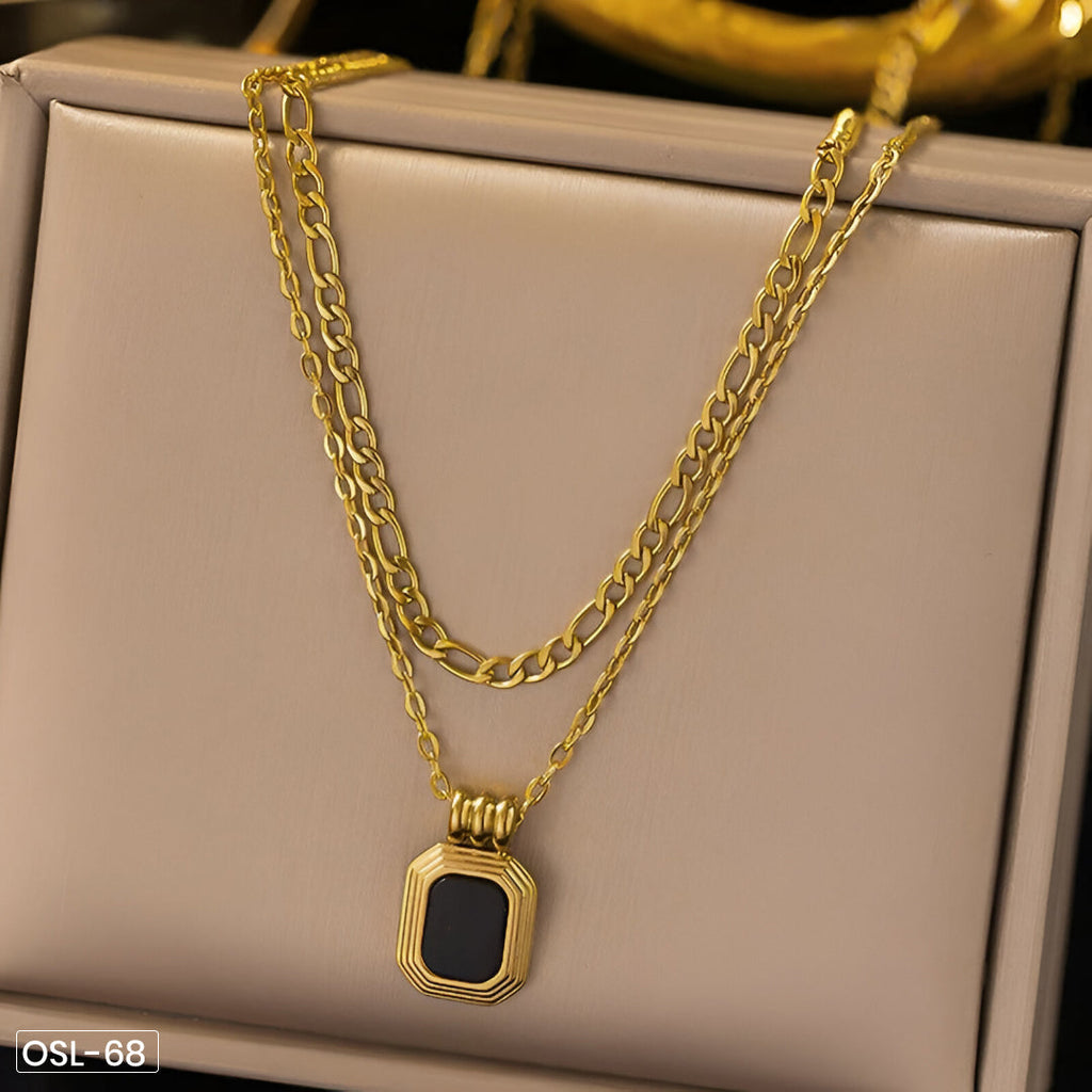 Radiant Essence Pendant Necklace (Gold Plated | Anti-Tarnish)OSL-68