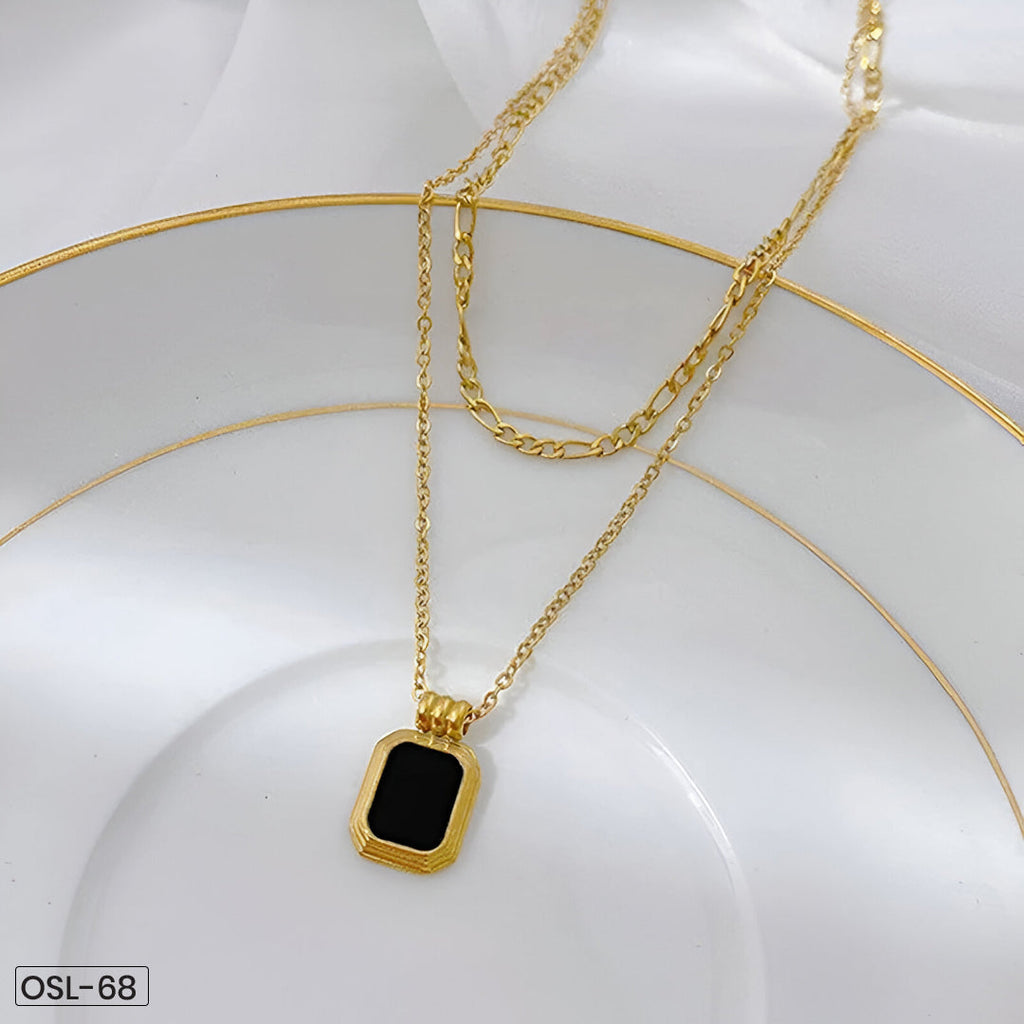 Radiant Essence Pendant Necklace (Gold Plated | Anti-Tarnish)OSL-68