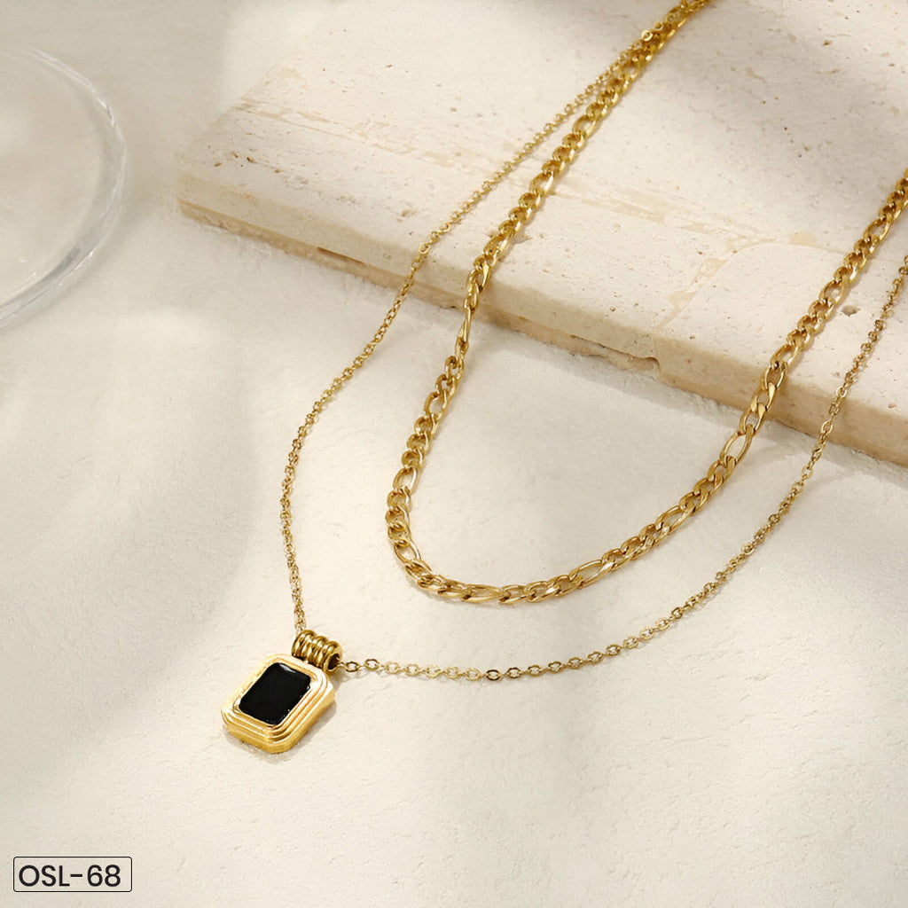 Radiant Essence Pendant Necklace (Gold Plated | Anti-Tarnish)OSL-68