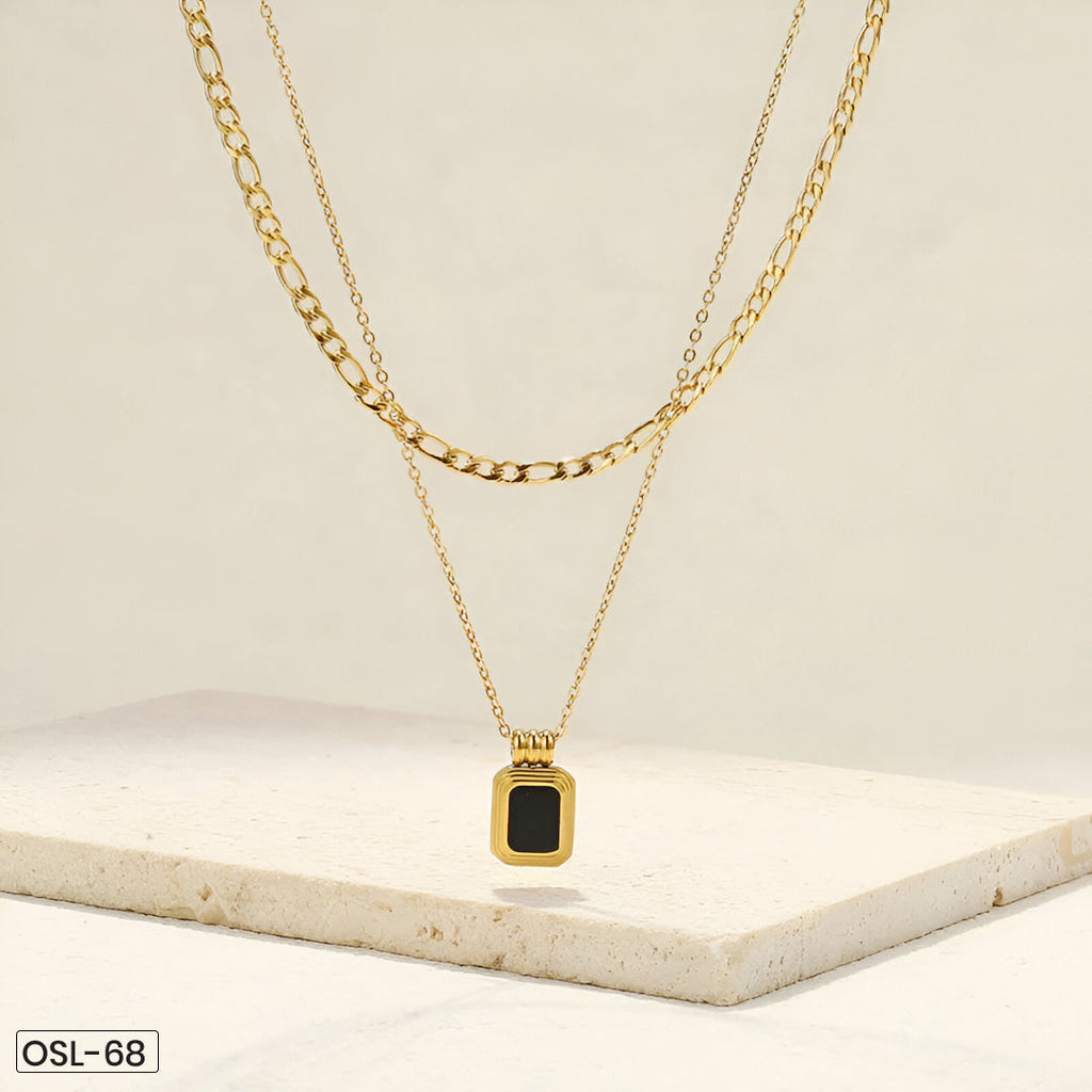 Radiant Essence Pendant Necklace (Gold Plated | Anti-Tarnish)OSL-68