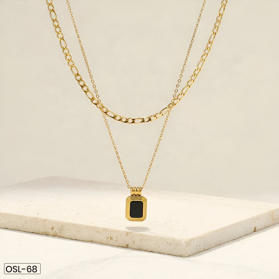 Radiant Essence Pendant Necklace (Gold Plated | Anti-Tarnish)OSL-68